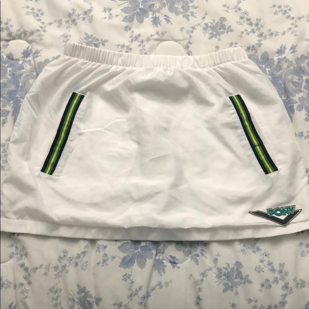 White Athletic Skirt